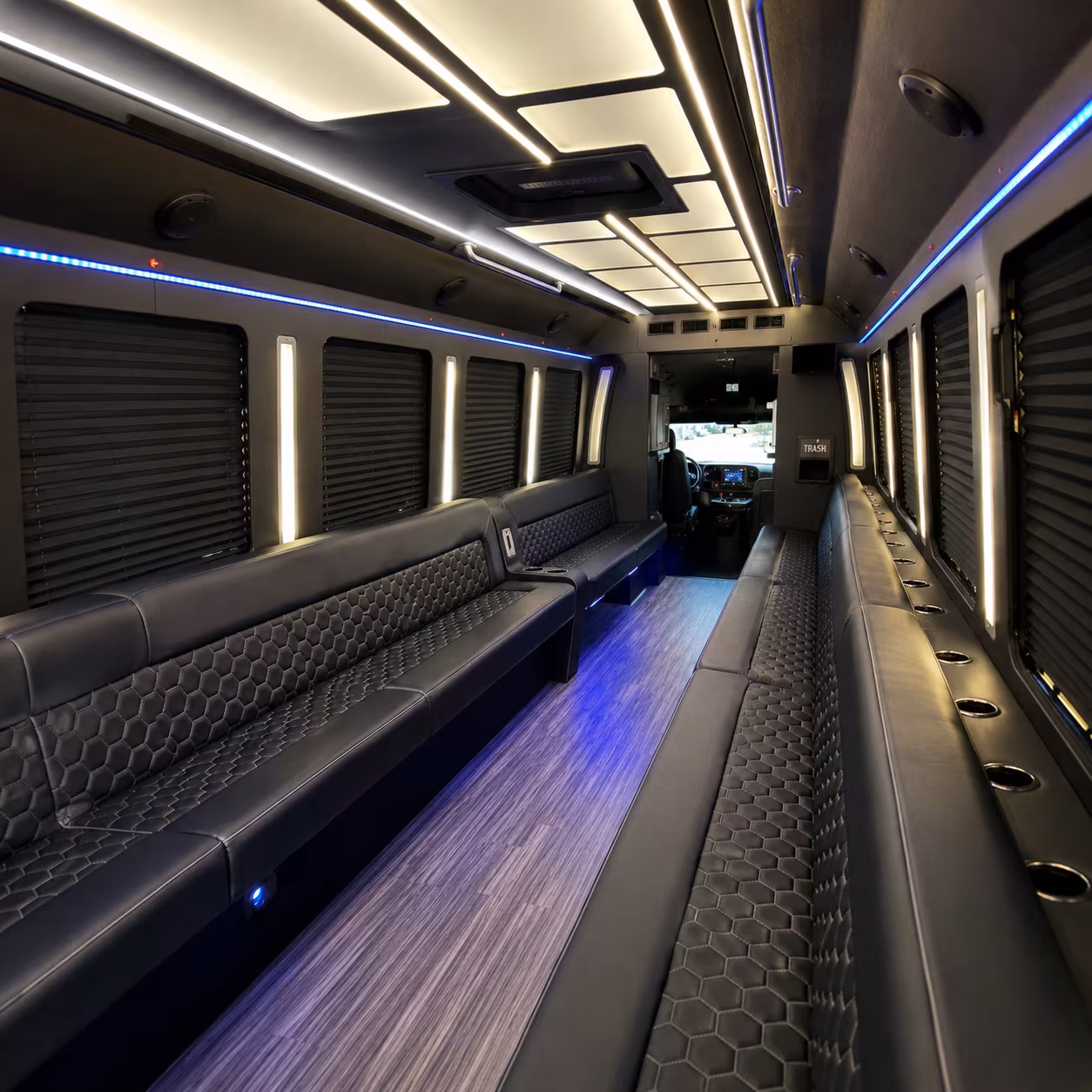 logan party bus rentals inside