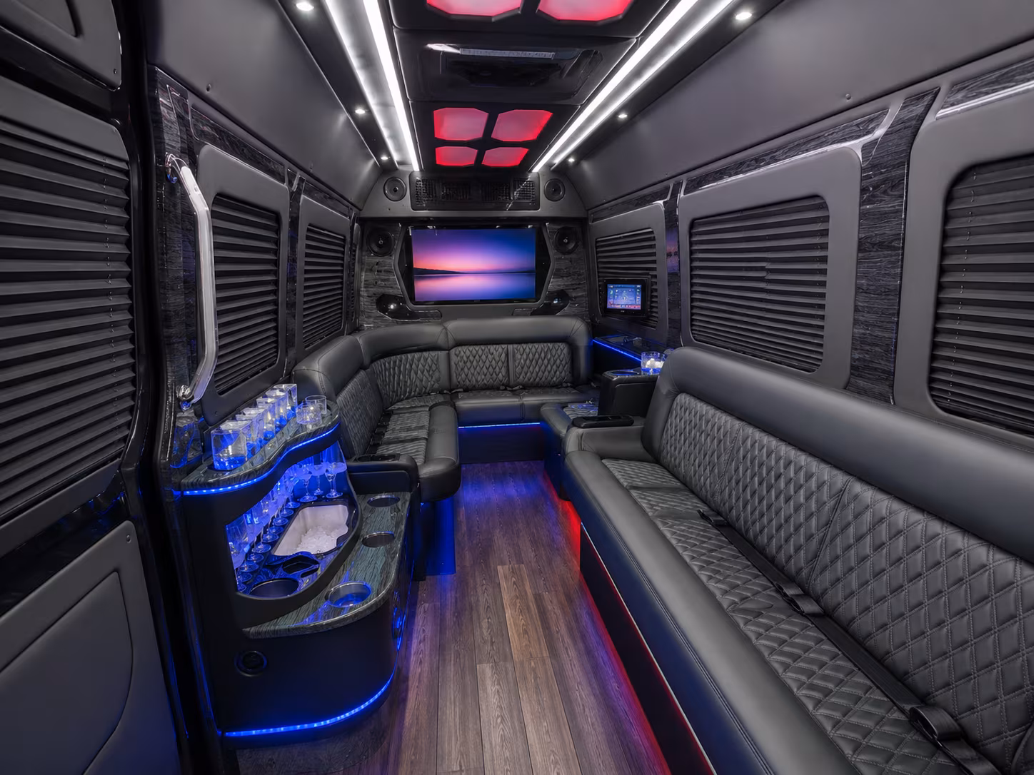 sprinter vans and limos for intimate logan prom groups